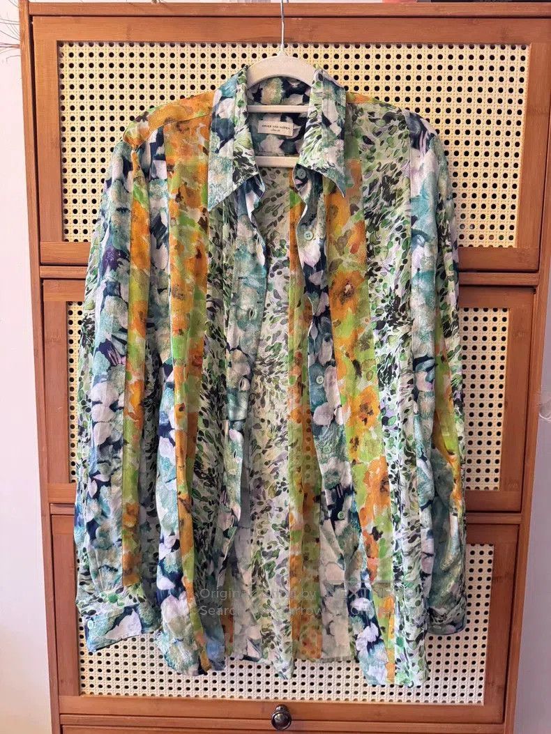 Dries Van Noten Dries Van Noten Silk Button. Size US XS / EU 42 / 0 - 1 Thumbnail