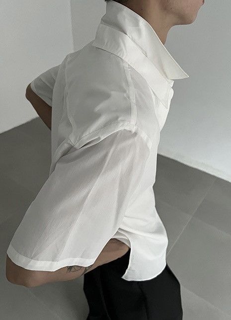 Japanese Brand × Vintage Cleanfit retro fashion double collar shirt Size US M / EU 48-50 / 2 - 4 Thumbnail