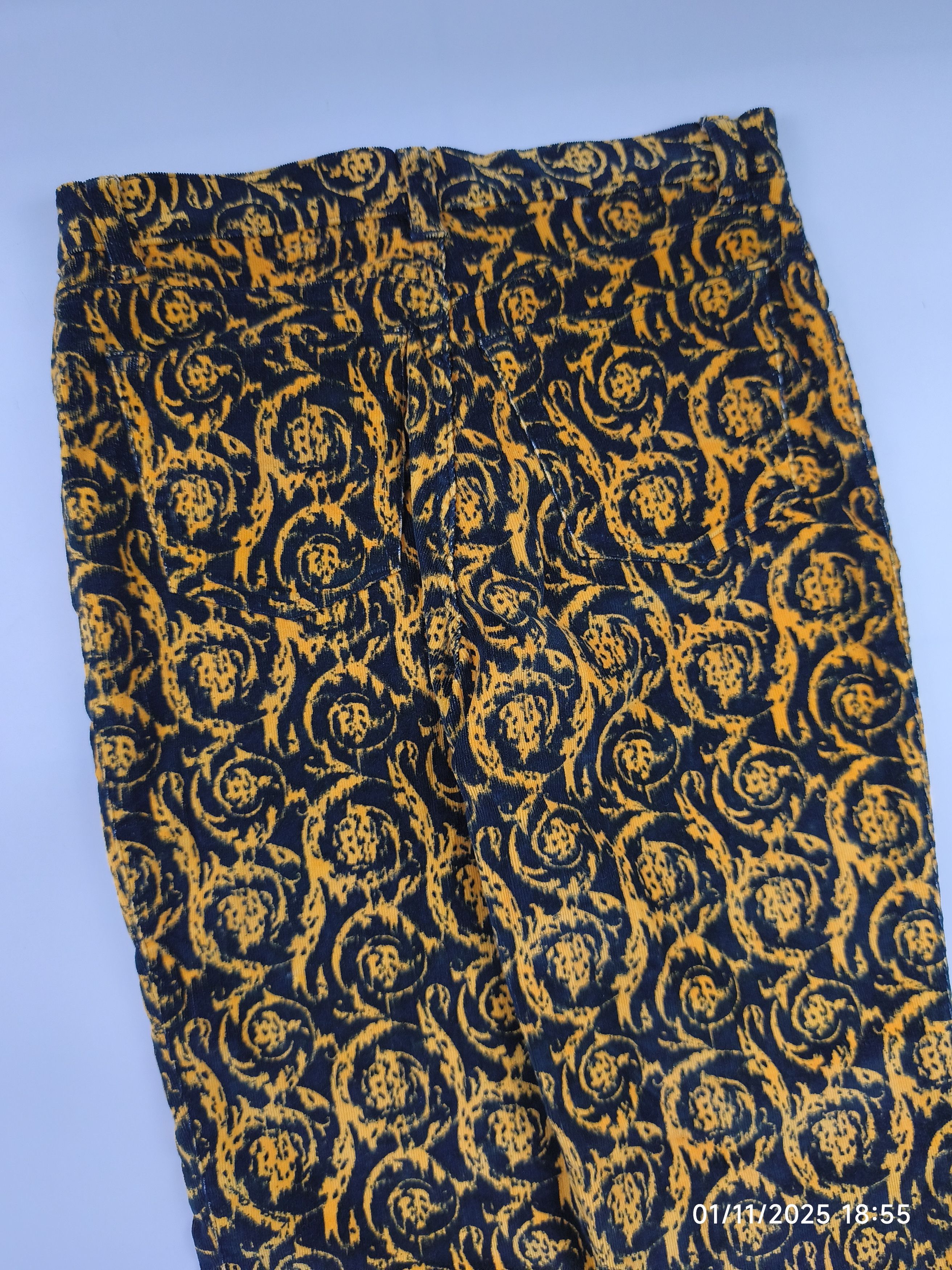Versace Versace classic baroque pattern corduroy pants Size 28" / US 6 / IT 42 - 14 Thumbnail