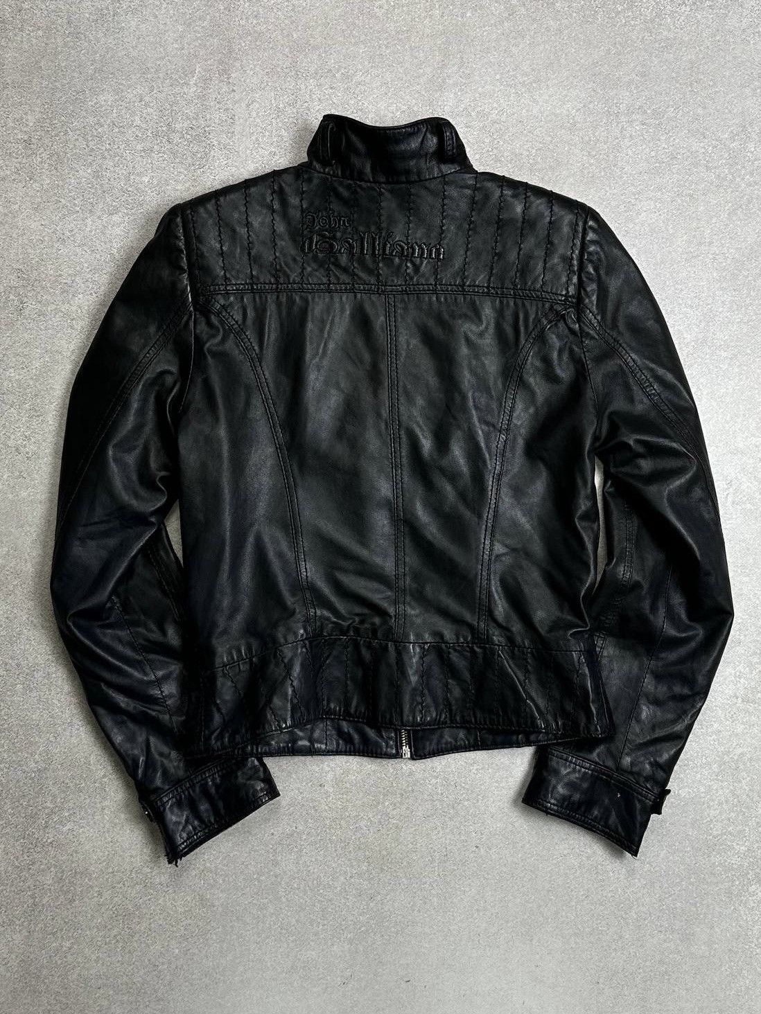 John Galliano John Galliano SS07 Runway Leather Moto Biker Jacket Size US S / EU 44-46 / 1 - 4 Thumbnail