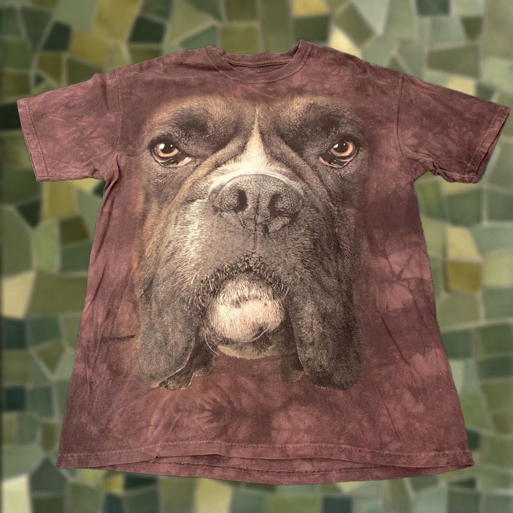 The Mountain VINTAGE The Mountain Shirt Mens L Brown Tie Dye Big Dog Face Graphic Tee USA Size US L / EU 52-54 / 3 - 1 Thumbnail