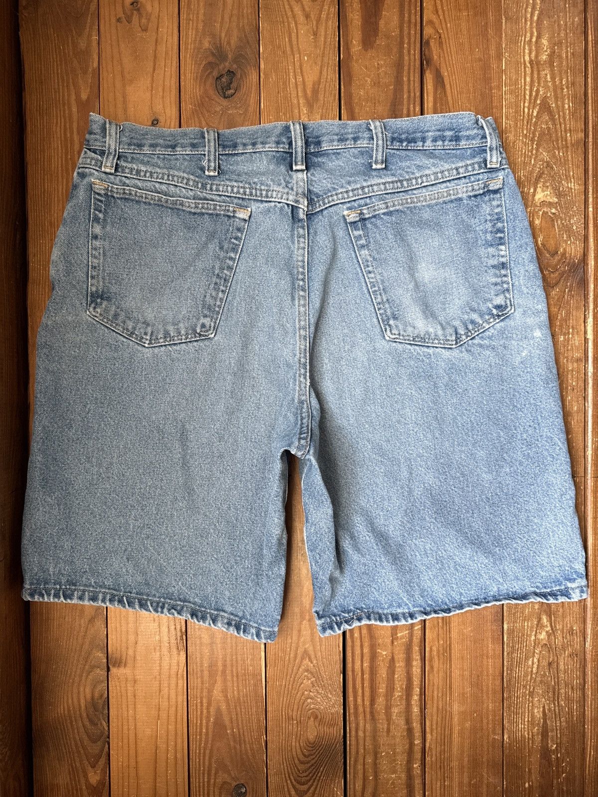 Vintage × Wrangler Vintage Y2K Wrangler Painter Jean Shorts Size US 36 / EU 52 - 3 Thumbnail