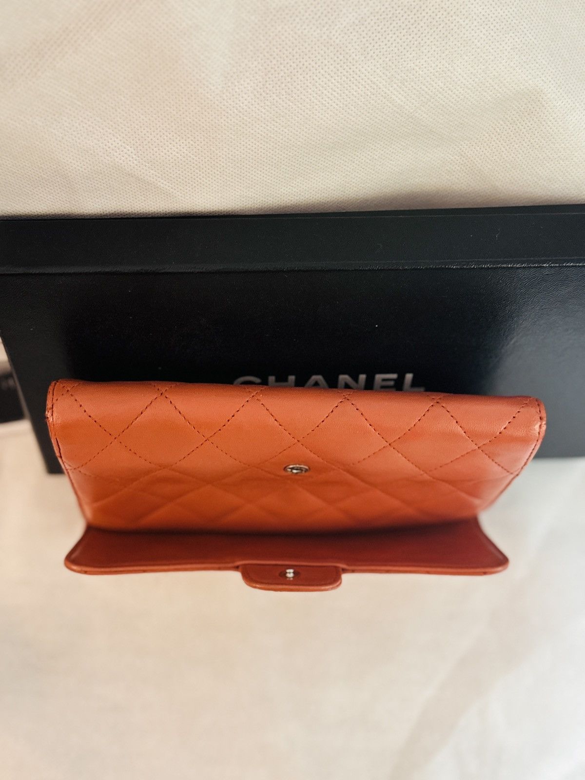 Chanel AUTHENTIC Chanel Timeless/classique Long Flap Quilted Wallet Size ONE SIZE - 13 Thumbnail
