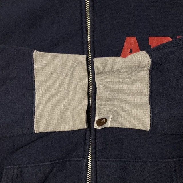 Bape BAPE College logo zip hoodie Navy a bathing ape NIGO Size US M / EU 48-50 / 2 - 7 Thumbnail