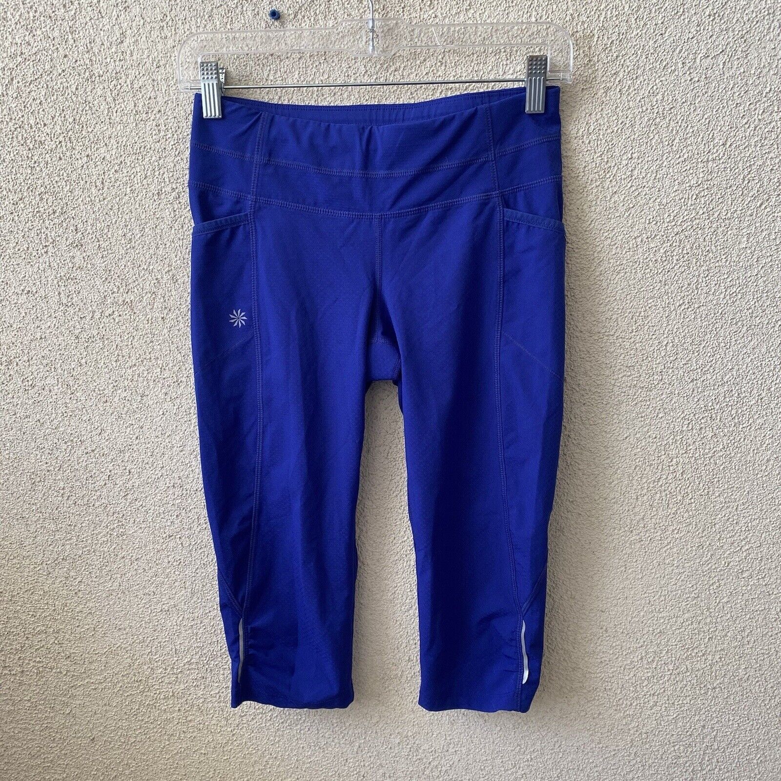 Athleta Athleta Dobby Be Free Knickers Blue Capri Blue Compression L Size 24" / US 00 / IT 34 - 6 Thumbnail