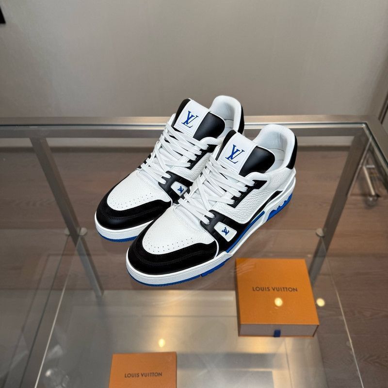 Louis Vuitton Louis Vuitton Trainer Low Leather Sneakers -2508 Size US 11 / EU 44 - 1 Thumbnail