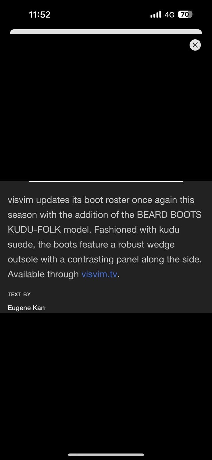 Visvim Visvim Beard Boots Kudu Folk US9.5 Size US 9.5 / EU 42-43 - 2 Thumbnail