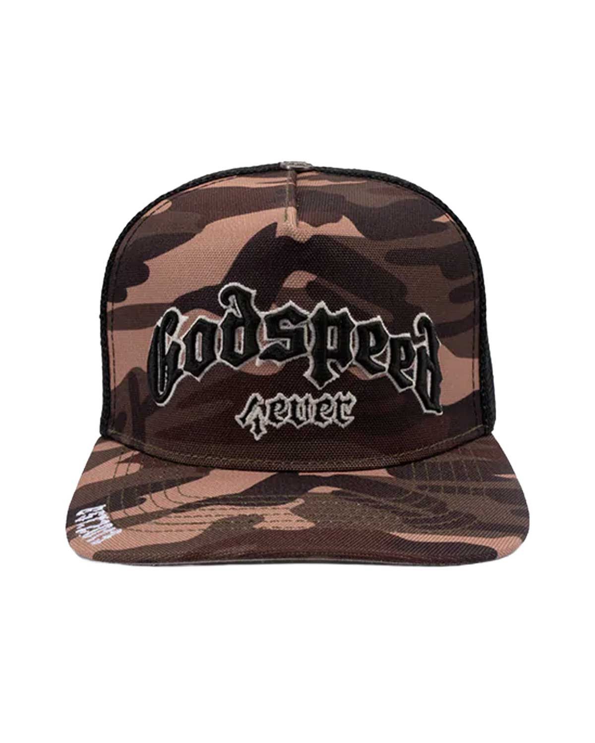 Godspeed Forever Trucker Hat Brown/Green Camo Size ONE SIZE - 1 Thumbnail