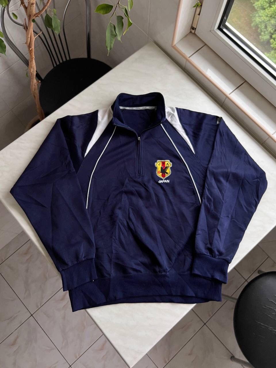 Fila 80s/90s Fila Japan JFA Y2K Soccer Vintage Zip Sweatshirt 1/3 Size US M / EU 48-50 / 2 - 1 Thumbnail