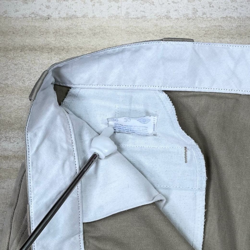 Dickies Vintage 90s Dickies Khakis Pants 36x30 Relaxed Tan Cotton Size US 36 / EU 52 - 4 Thumbnail