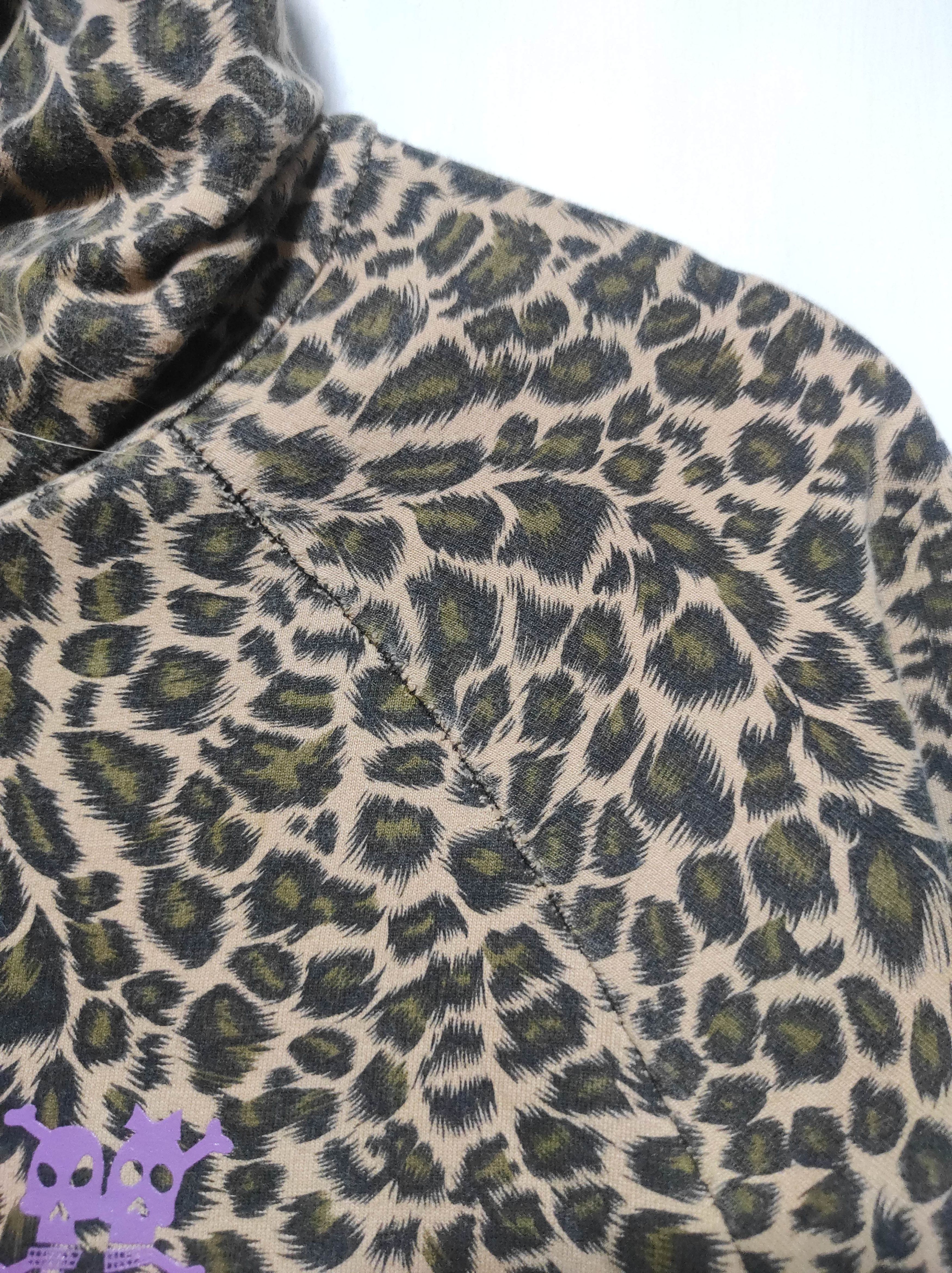 Hysteric Glamour World Wide Love Leopard Fur Hoodie IfSixWasNine LGB style Size S / US 4 / IT 40 - 14 Thumbnail