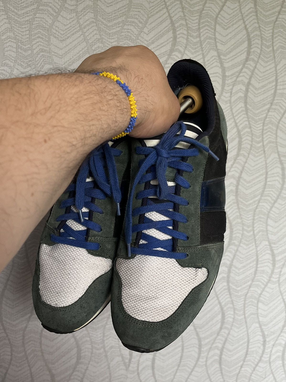 AMI AMI Alexandre Mattiussi Suede Low Trainers Sneakers Size US 11.5 / EU 44-45 - 6 Thumbnail