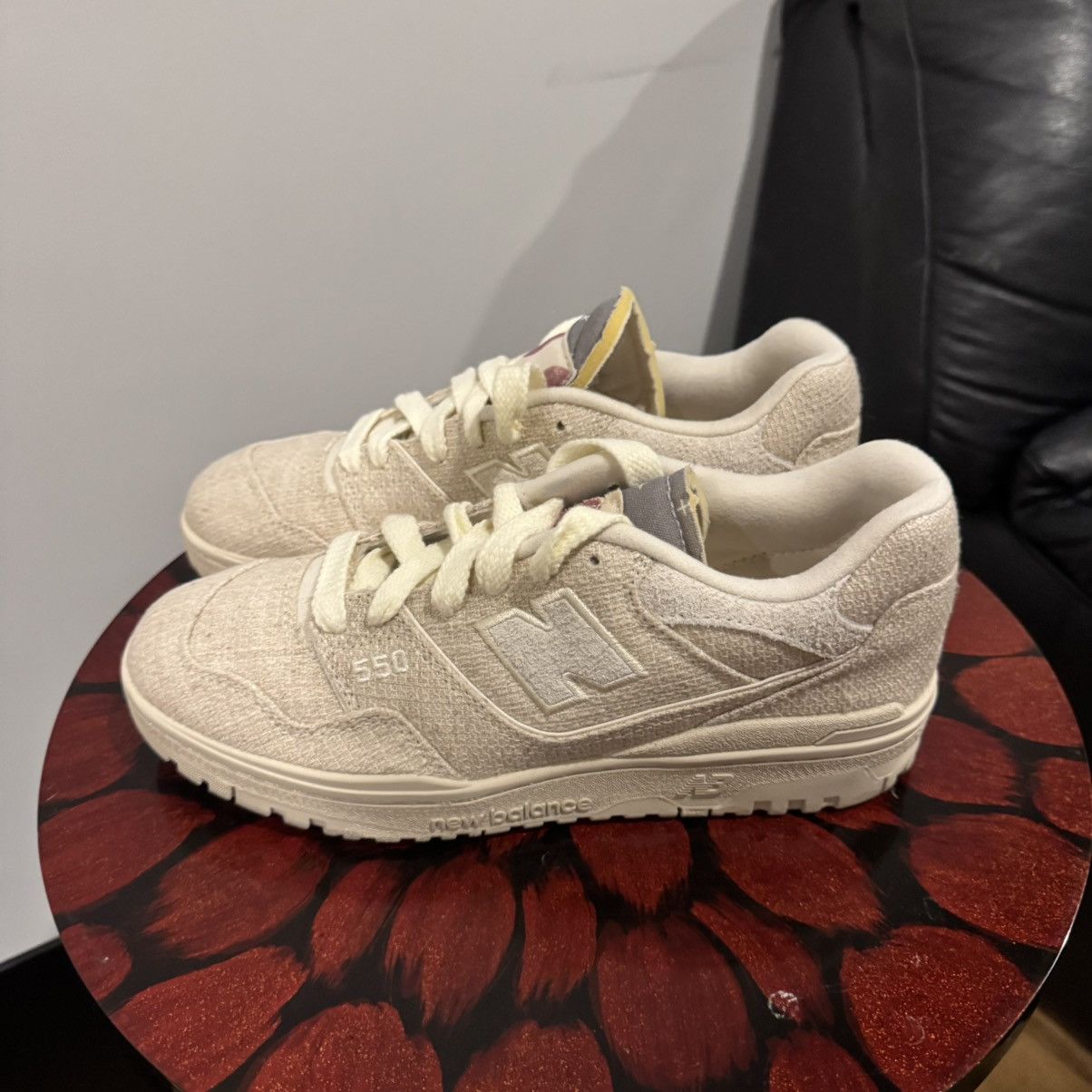 New Balance New Balance 550 BB550THA Beige Canvas Sneakers | Size 8 Size US 8 / EU 41 - 4 Thumbnail