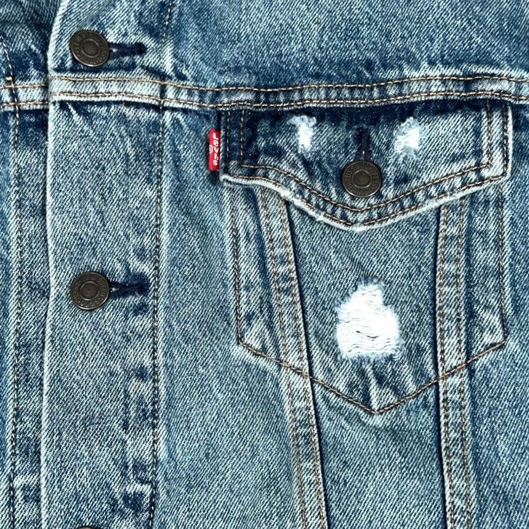Levi's VINTAGE Levis Trucker Jacket Shirt? Size US 31 - 5 Thumbnail