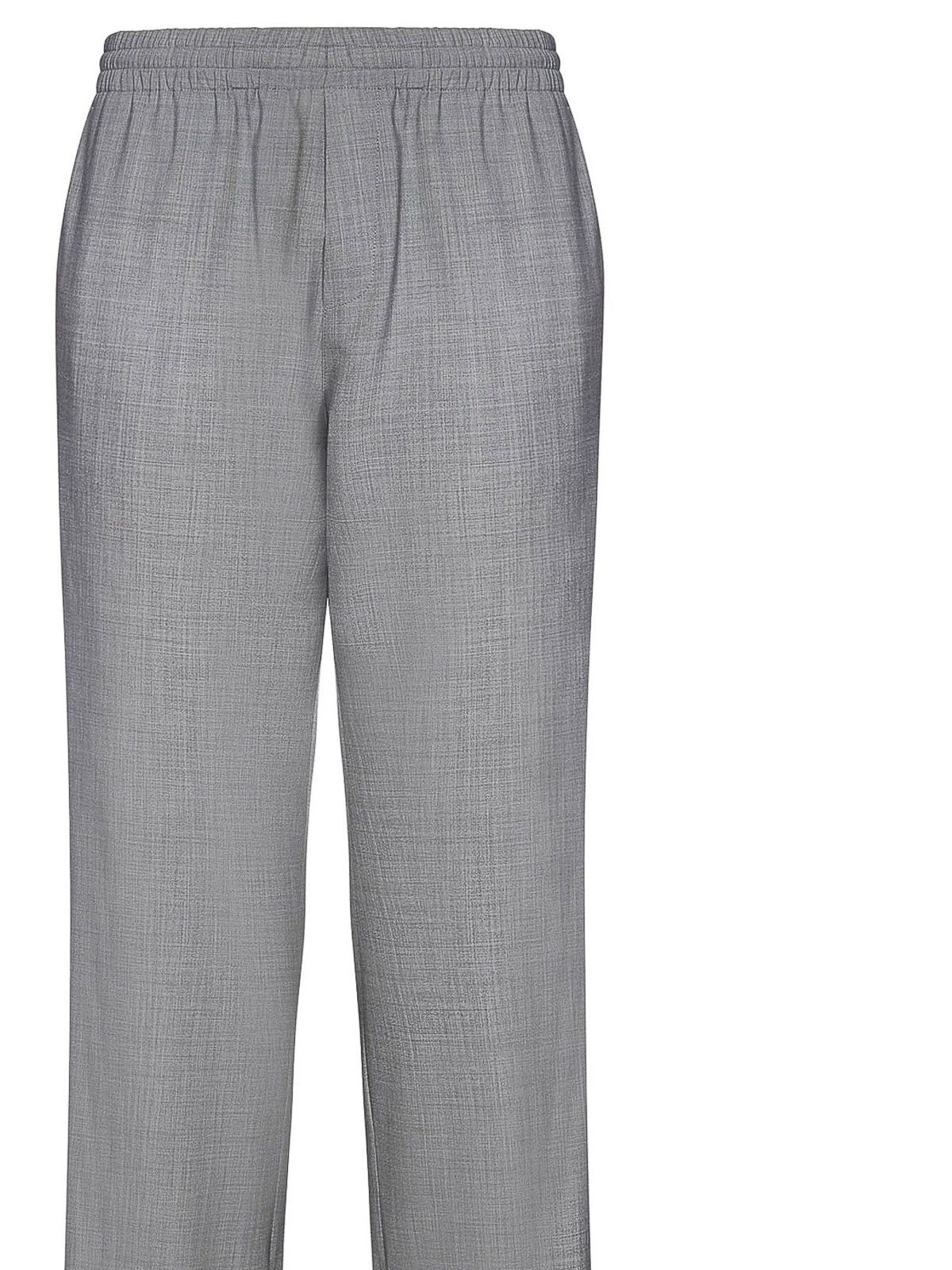 Off-White o1gr1nt1124 Ow Emb Wool Lounge Trackpant in Melange Grey Size US 38 / EU 54 - 3 Thumbnail