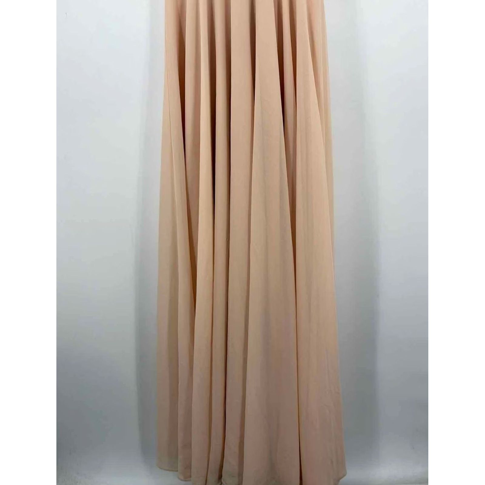 Lulus Pre-Owned Lulus Tan Size Small Maxi Evening Gown Size S / US 4 / IT 40 - 2 Thumbnail