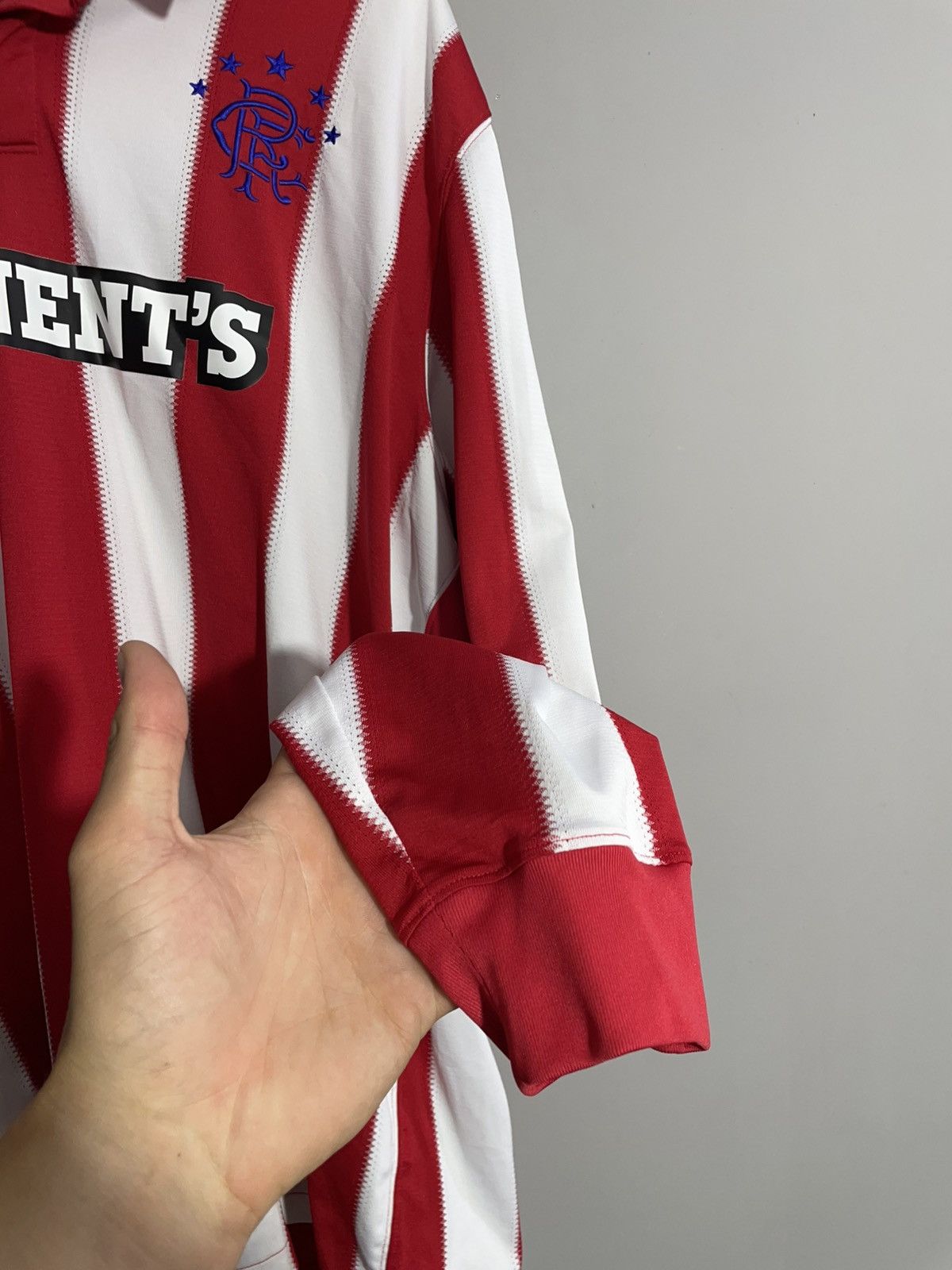 Umbro Vintage Umbro FC Rangers Glasgow Long Sleeve shirt Size US XXL / EU 58 / 5 - 5 Thumbnail
