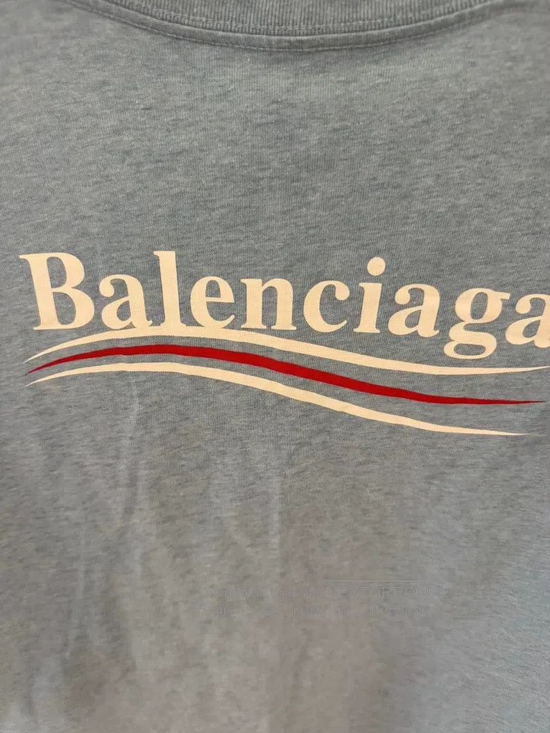 Balenciaga Balenciaga Haze Blue Coca-Cola Short Sleeve T-Shirt XXS Size US XXS / EU 40 - 6 Thumbnail