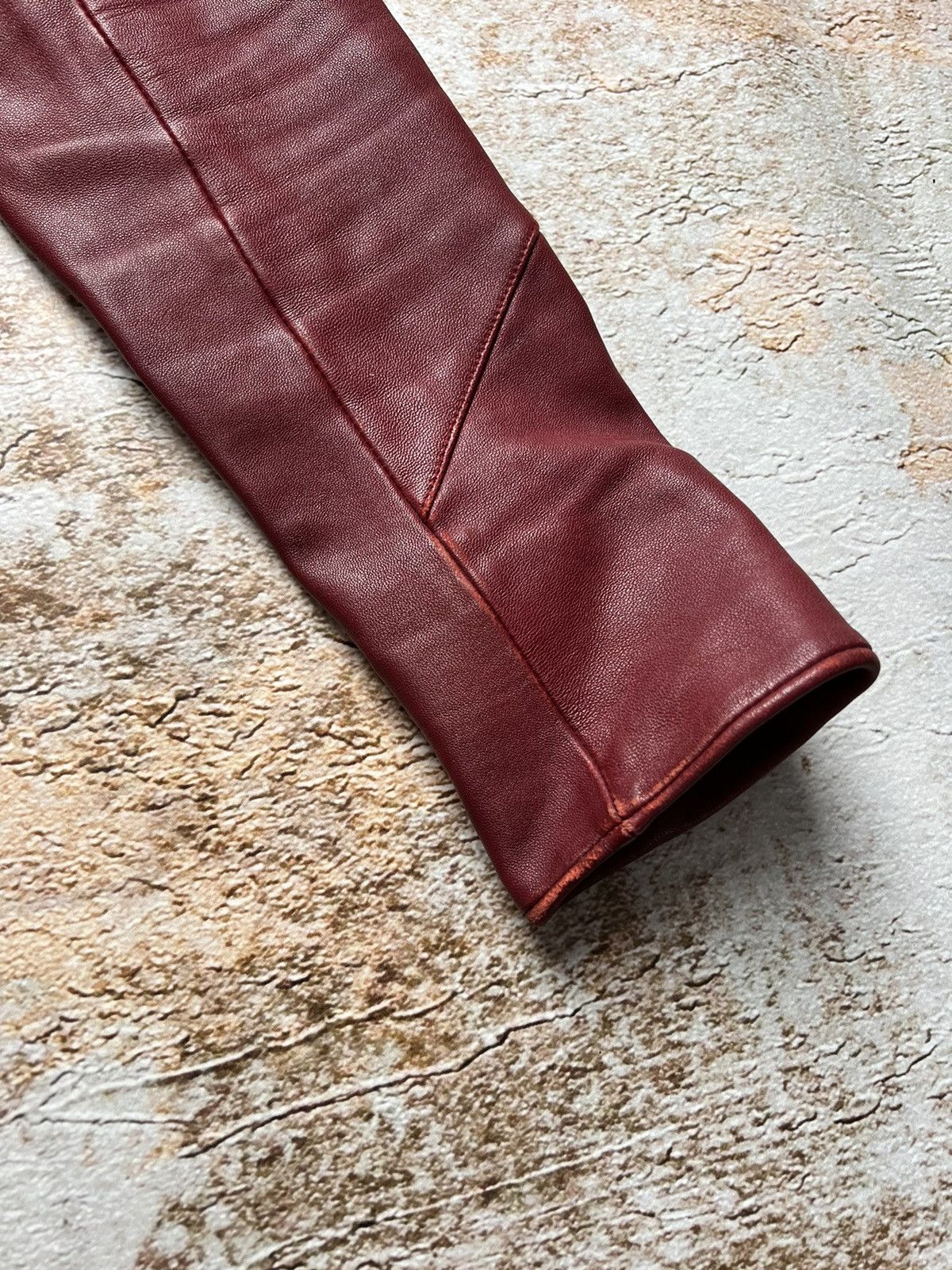 20471120 Vintage Japanese leather jacket Size S / US 4 / IT 40 - 4 Thumbnail
