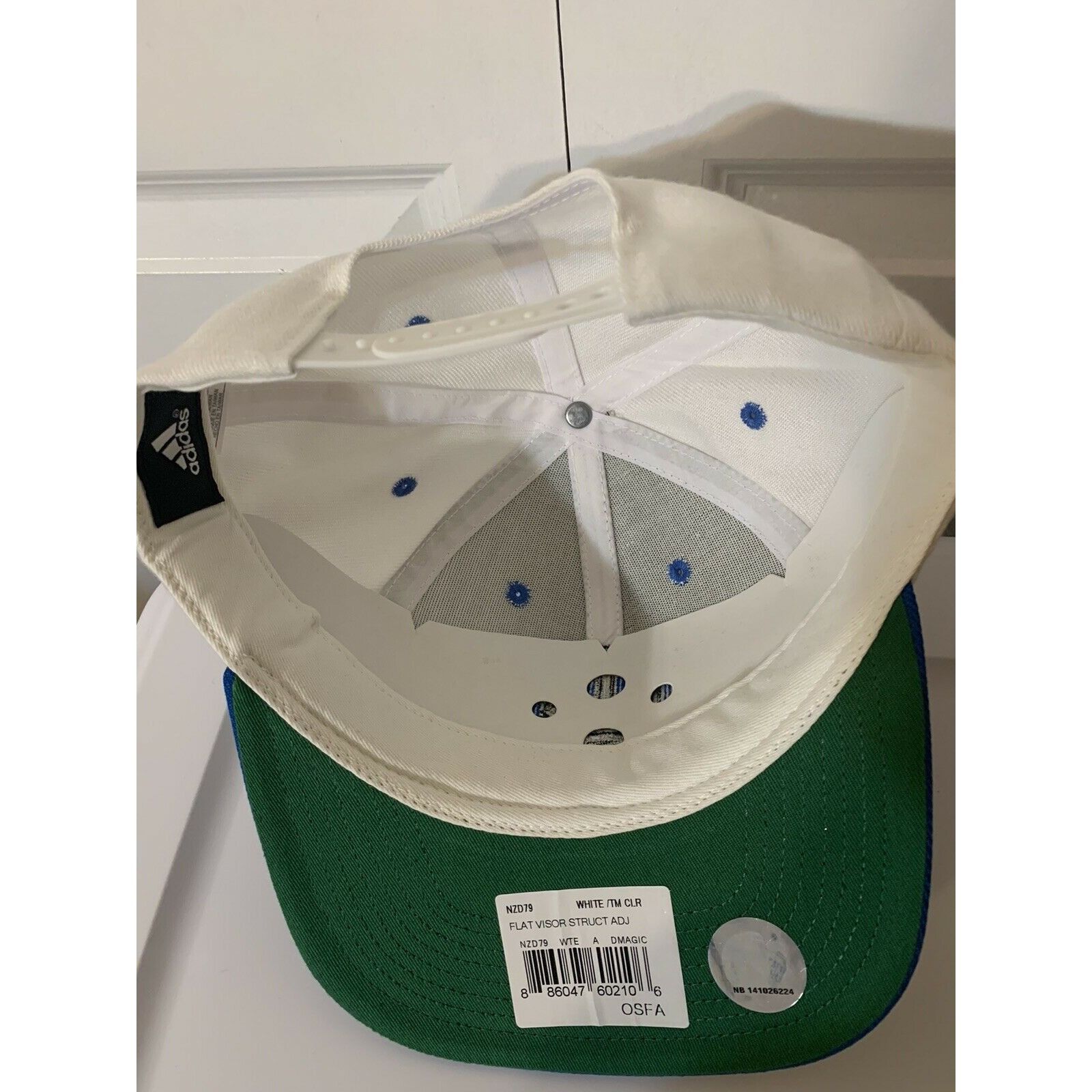Adidas New Adidas ORLANDO MAGIC WHITE Blue Snap Back NWT Size ONE SIZE - 5 Thumbnail