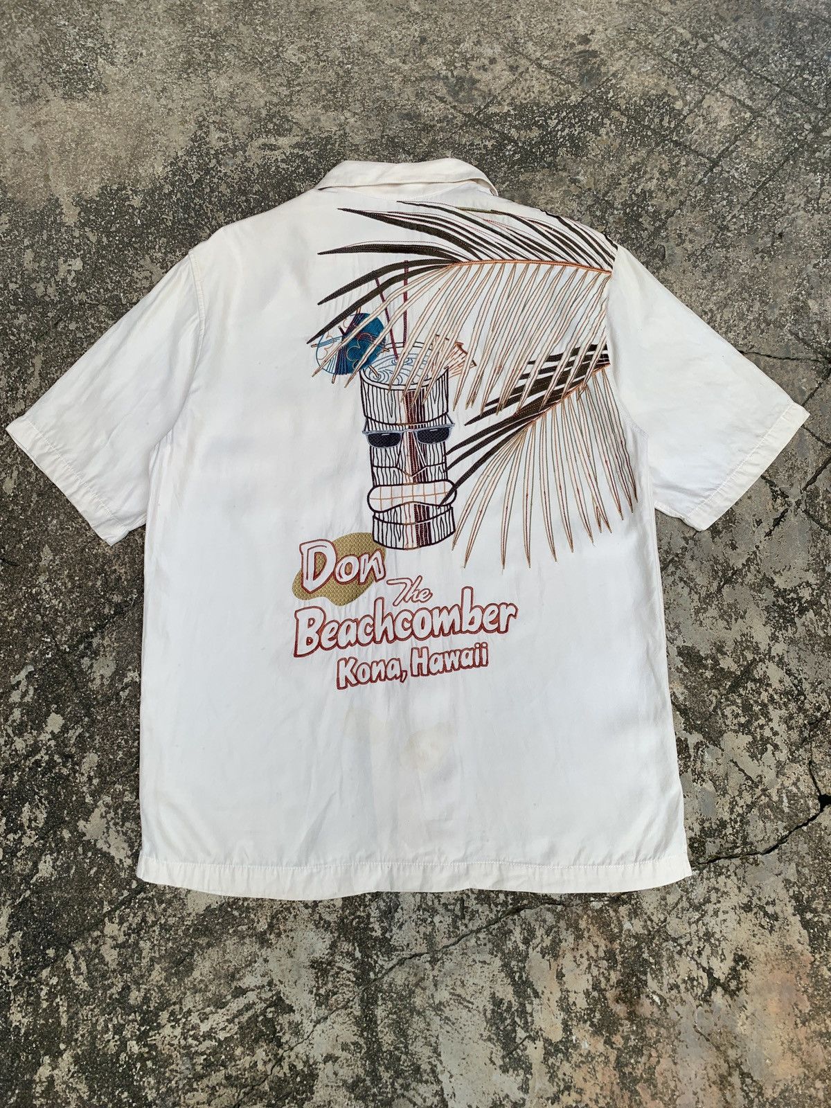 Tori Richard × Vintage 2000s Tori Richard Honolulu Embroidery Hawaiian Collar Shirt Size US M / EU 48-50 / 2 - 1 Thumbnail