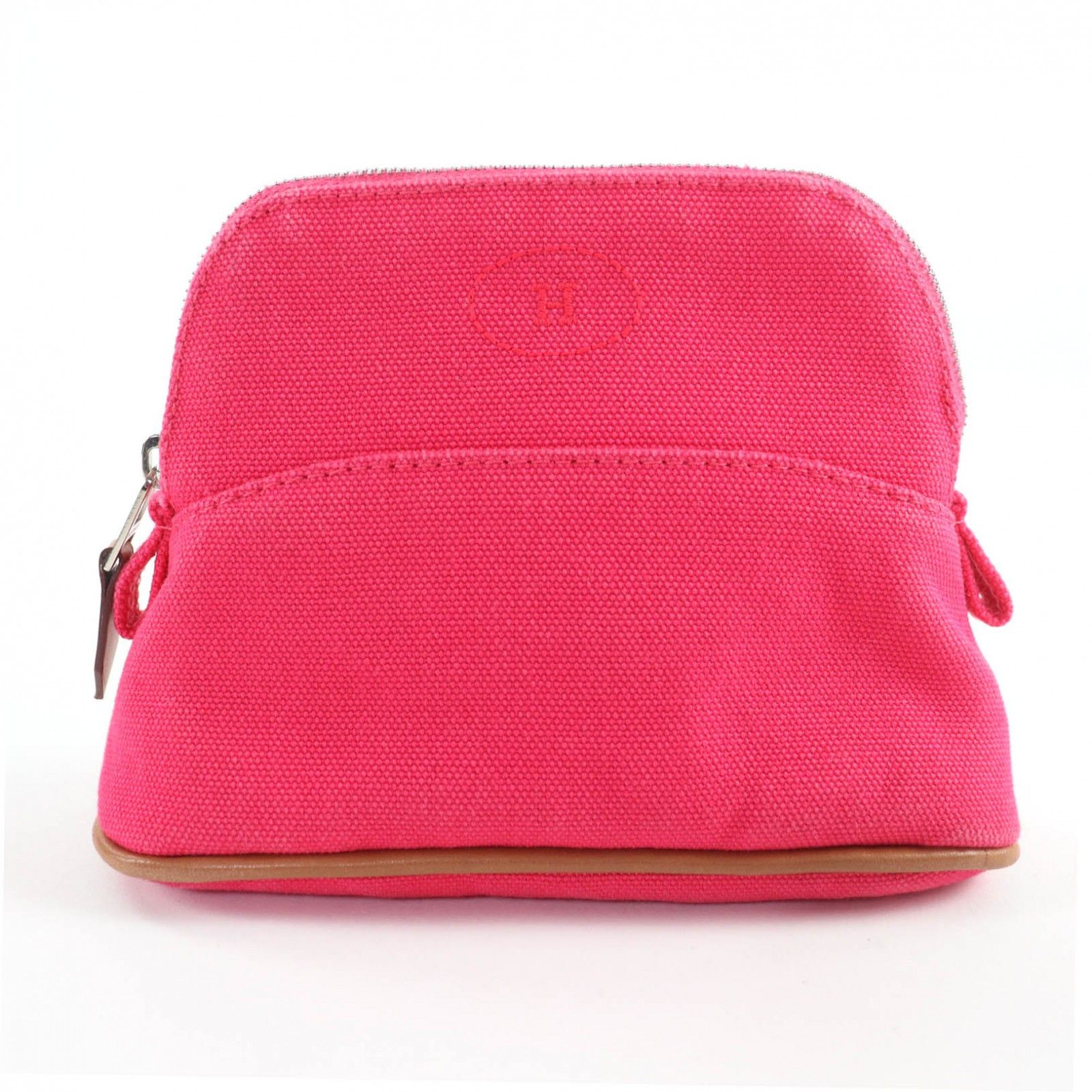 Hermes Hermes Hermès Bolide mini mini Cotton Cosmetics Pouch Textile Vanity Bag DUTY FREE for USA Size ONE SIZE - 1 Thumbnail