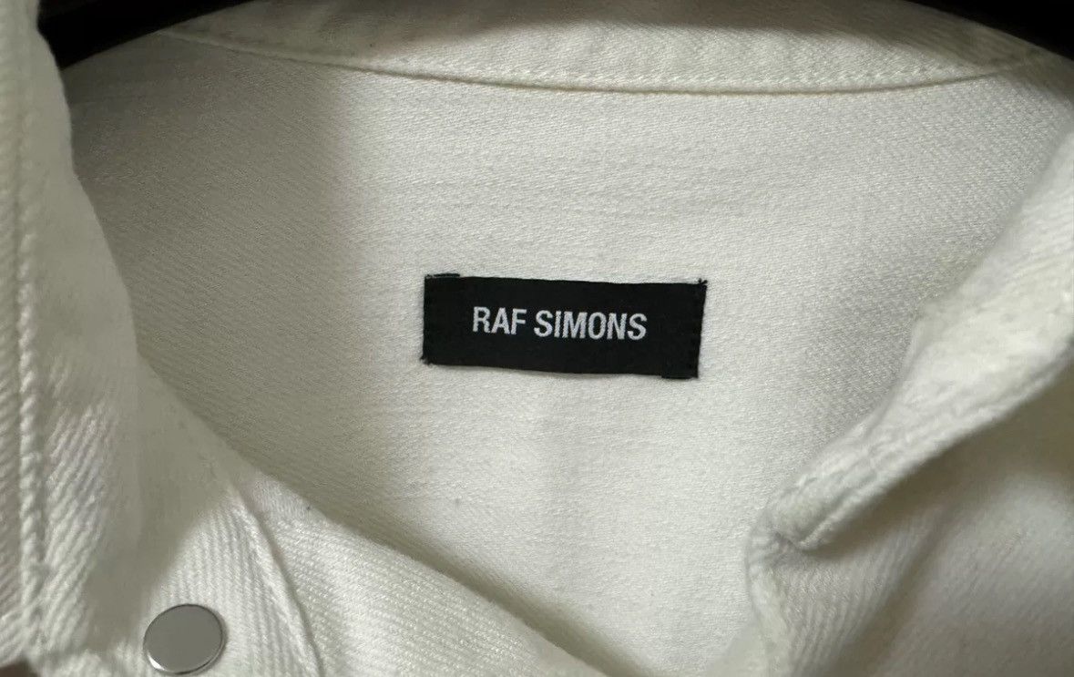 Raf Simons Raf Simons 19ss White Elephant Leather Brand Shirt Size US S / EU 44-46 / 1 - 4 Thumbnail