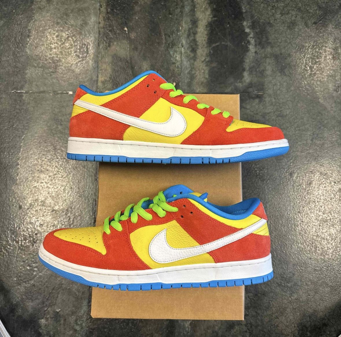 Nike SB Dunk Low Bart Simspon Size US 12 / EU 45 - 1 Thumbnail