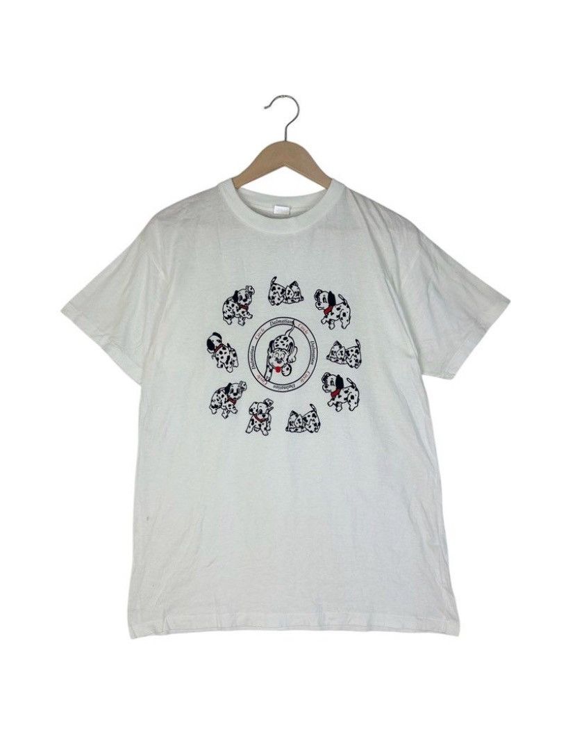 Vintage Vintage 90s Disney 101 Dalmatians T-Shirt – Japan Made Size US M / EU 48-50 / 2 - 1 Thumbnail