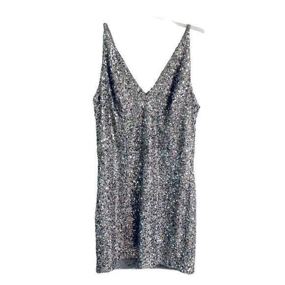 Dress the Population Dress The Population Tatum metallic sequin bodycon mini Size L / US 10 / IT 46 - 1 Thumbnail