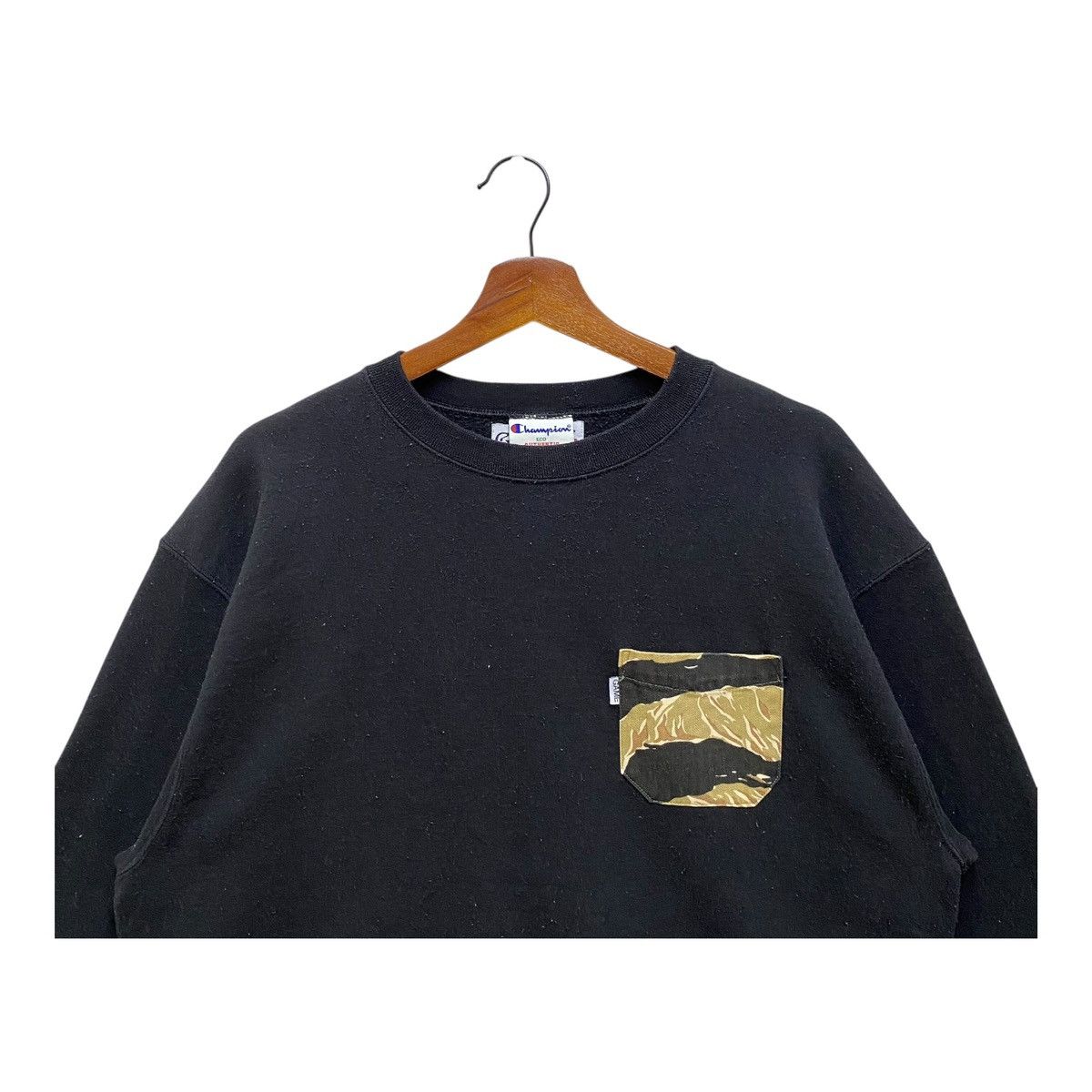 Champion Vintage Champion x Grate Black Sweatshirt Camo Pocket Size L Size US L / EU 52-54 / 3 - 2 Thumbnail
