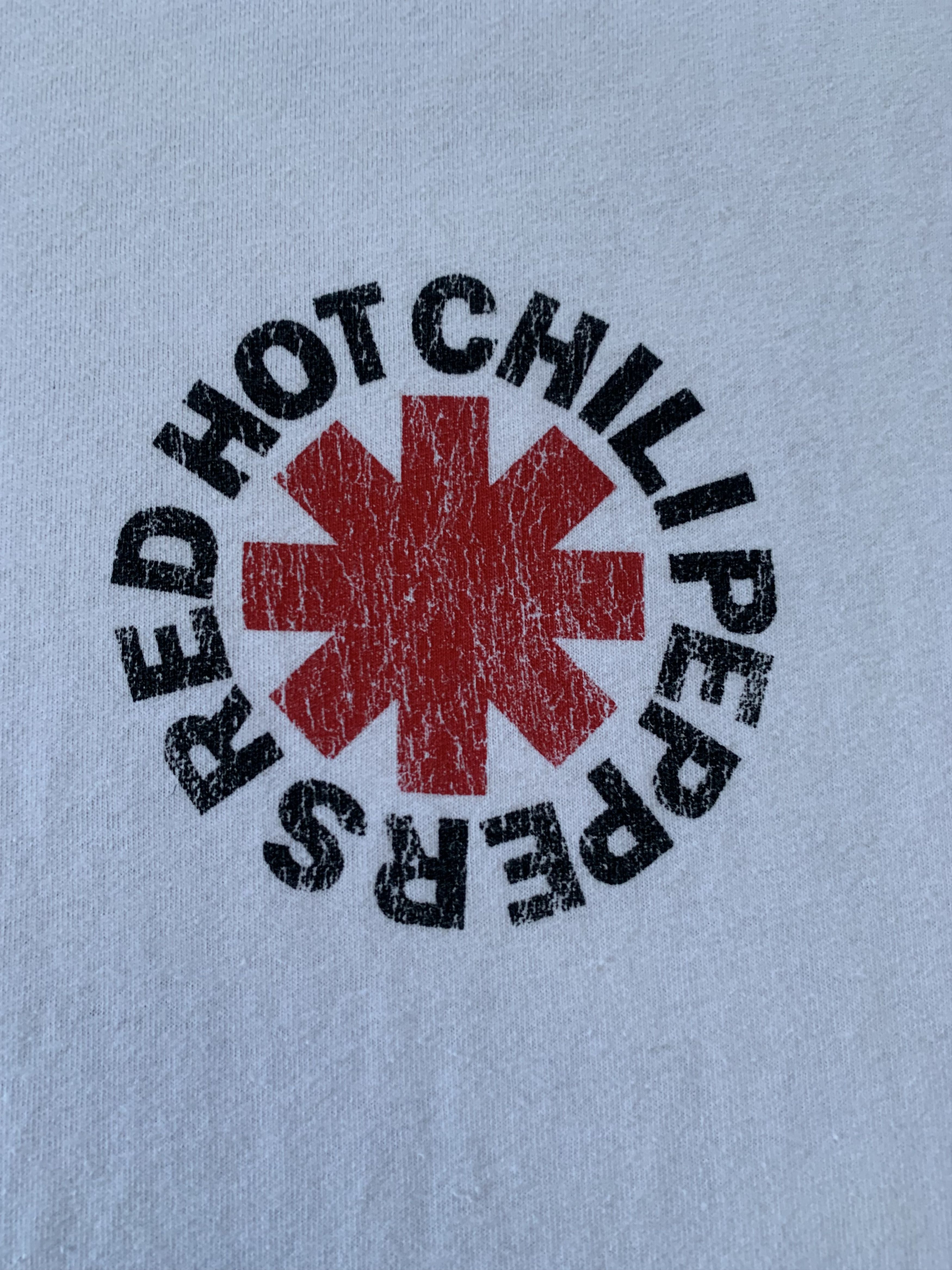 Band Tees Red Hot Chili Peppers White Printed T Shirt Size US L / EU 52-54 / 3 - 6 Thumbnail