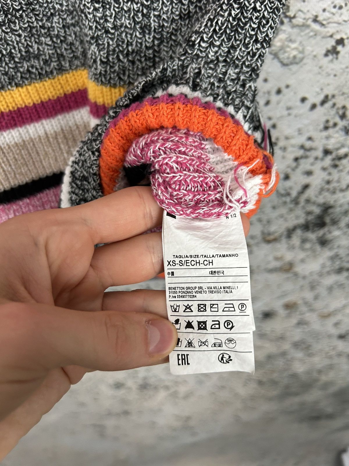 Vintage United Colors of Benetton Vest Streetwear Italy