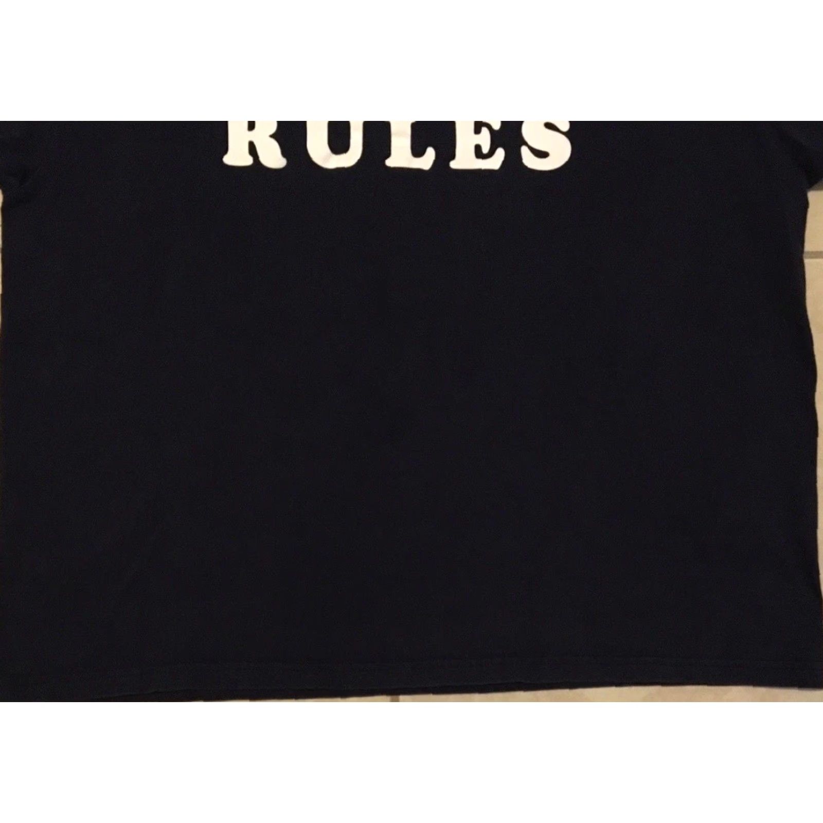Vintage VINTAGE I Have The Dick I Make The Rules Faded Shirt S Mens Short Sleeve Blue 90s Funny Crude Joke Sex Grunge USA Sports 80s Size US S / EU 44-46 / 1 - 3 Thumbnail