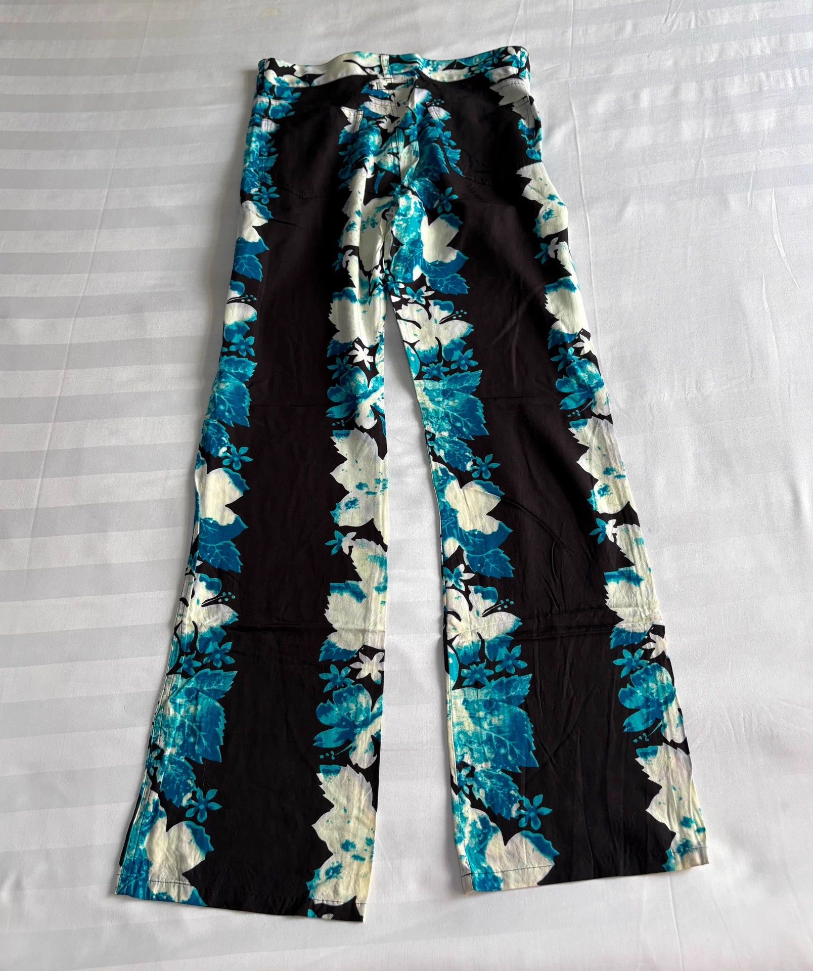 Jean Paul Gaultier Jean Paul Gaultier Vintage Flower Paneled Trousers Size 29" - 6 Thumbnail