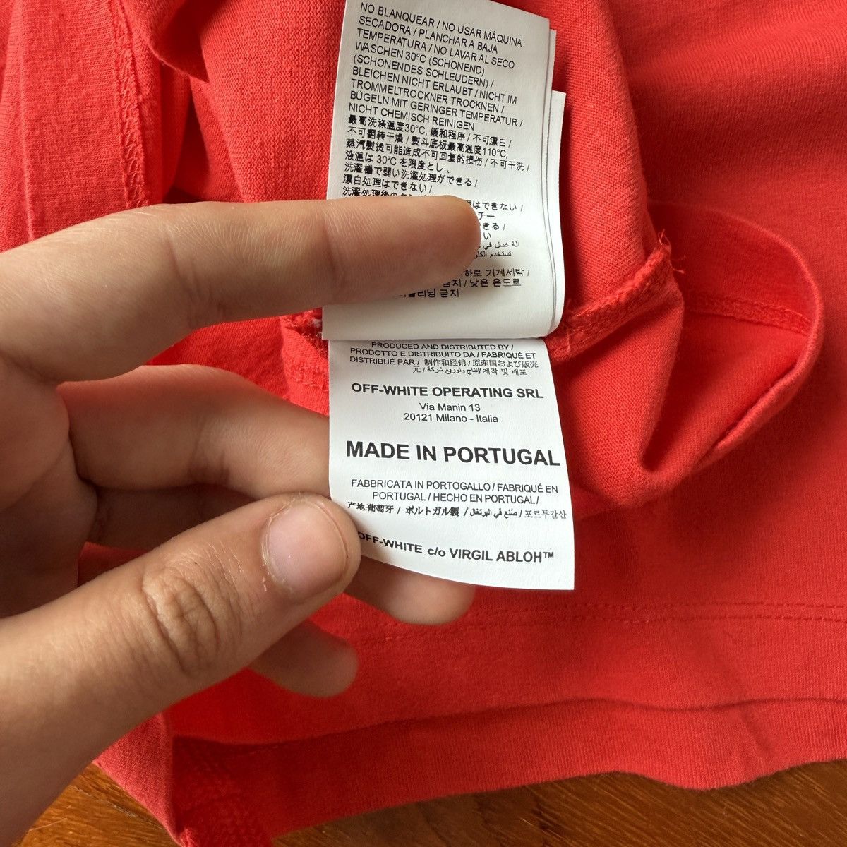 Off-White Off-White ss19 stencil tee oversized size XL Size US XL / EU 56 / 4 - 9 Thumbnail