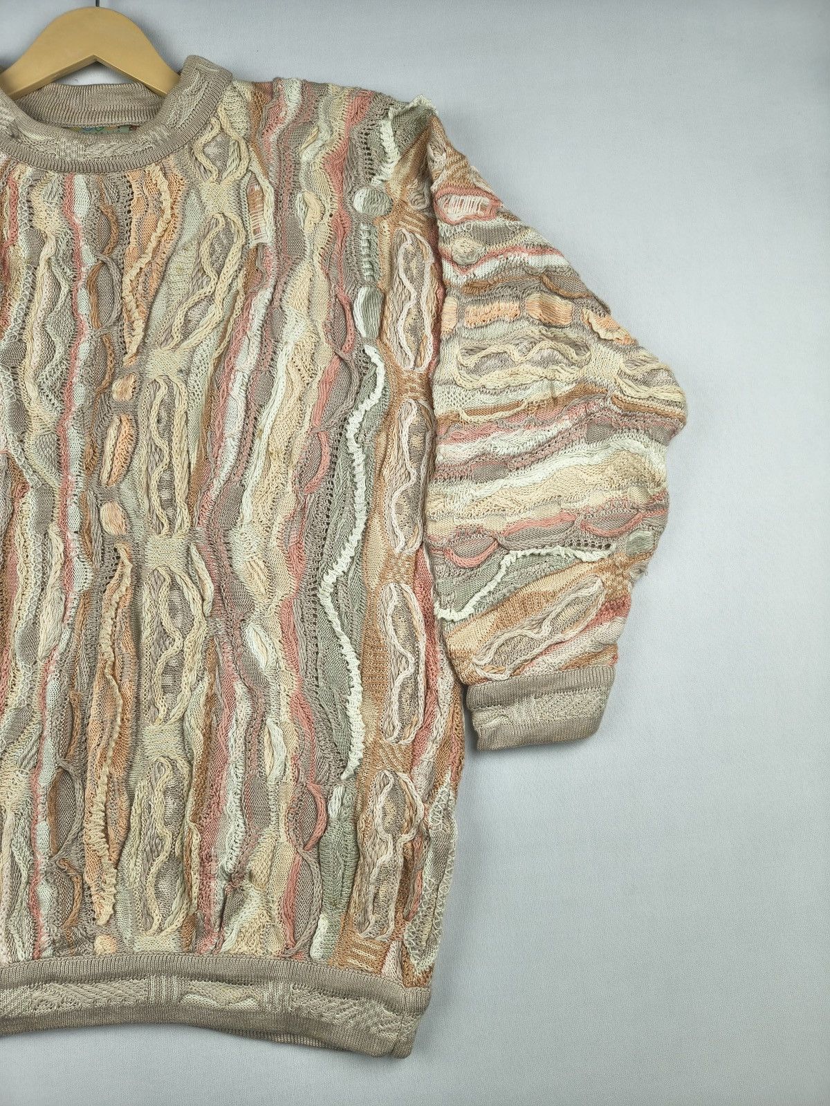 Coogi Vintage COOGI Australia Pastel 3D Knit Sweater ✔(040) Size US M / EU 48-50 / 2 - 2 Thumbnail