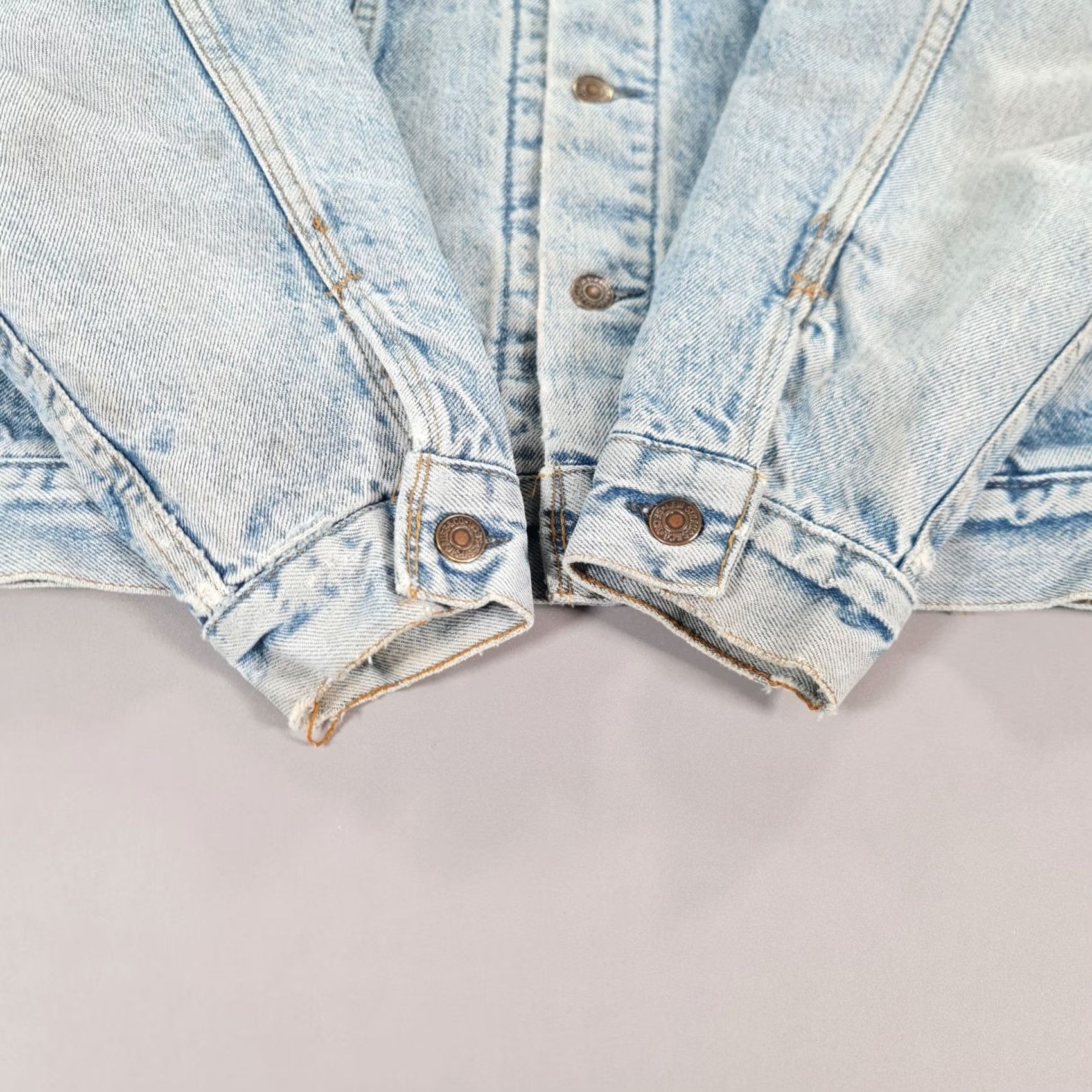 Levi's VINTAGE Levi's Denim Jacket Men Blue Medium Lined 80s Trucker Pocket USA 80s Mens Jeans Jacket Size US M / EU 48-50 / 2 - 6 Thumbnail
