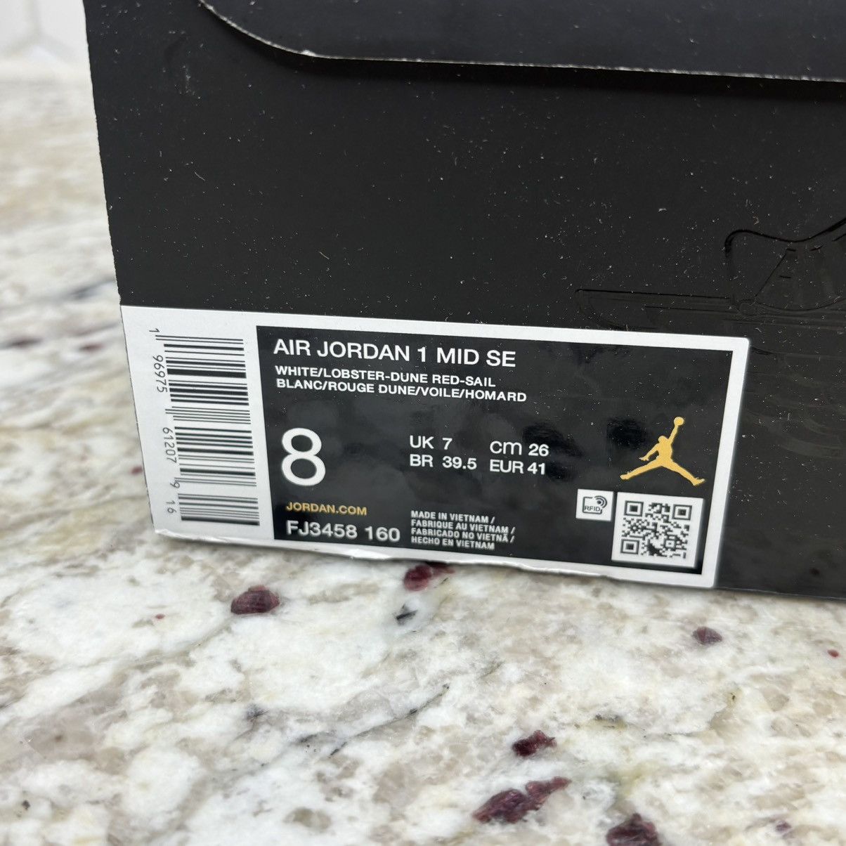 Jordan Brand Size 8 - Air Jordan 1 SE Mid White Dune Red Clean W/Box Size US 8 / EU 41 - 16 Thumbnail