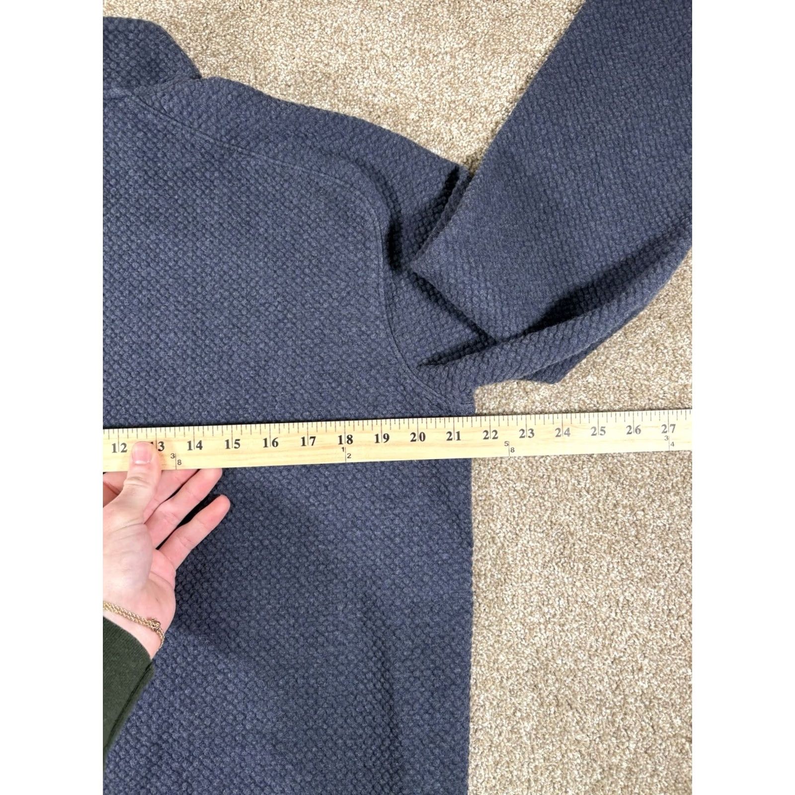 Old Navy Old Navy Active Dynamic Fleece 4-Way Stretch Navy Blue 1/4 Zip Men’s Size M Pullover Casual Lightweight Size US M / EU 48-50 / 2 - 7 Thumbnail