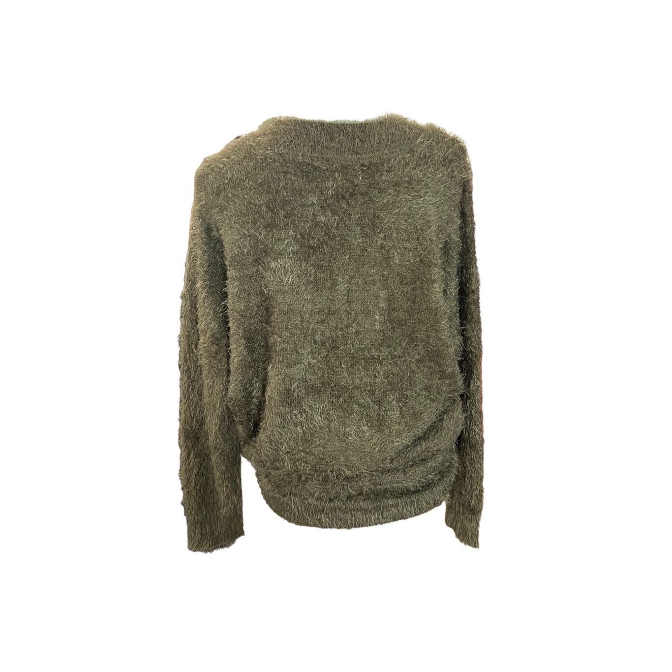Urban Outfitters Urban Outfitters olive green v neck fuzzy sweater size S Size S / US 4 / IT 40 - 2 Thumbnail