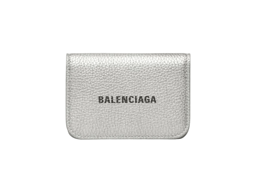 Balenciaga o1tr1nto0525 Size: OS / Cash Mini Wallet Metallized Silver Size ONE SIZE - 1 Preview