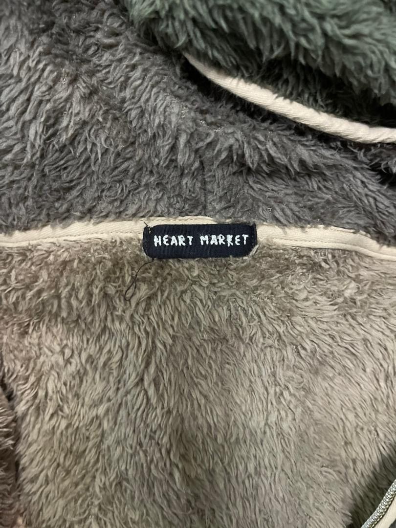 HOLLYWOOD RANCH MARKET HEART MARKET Colorblock Sherpa Fleece Zip-Up Hoodie Size US L / EU 52-54 / 3 - 3 Thumbnail
