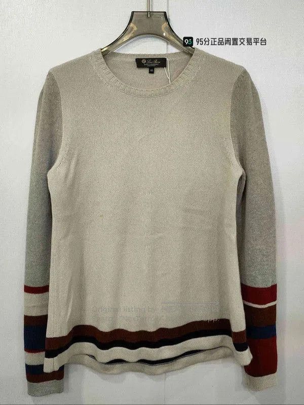 Loro Piana Loro Piana Men's Baby Cashmere Blue Knit Sweater. Size US XXS / EU 40 - 4 Thumbnail