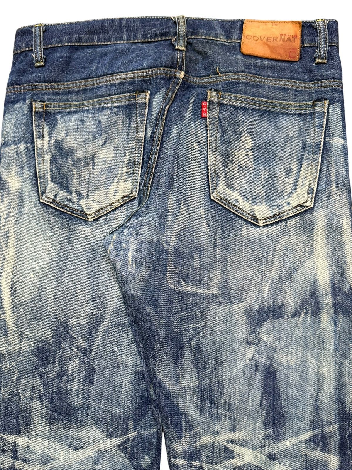 Vintage Covernat Selvedge Faded Wash Clawmark Whisker Loose