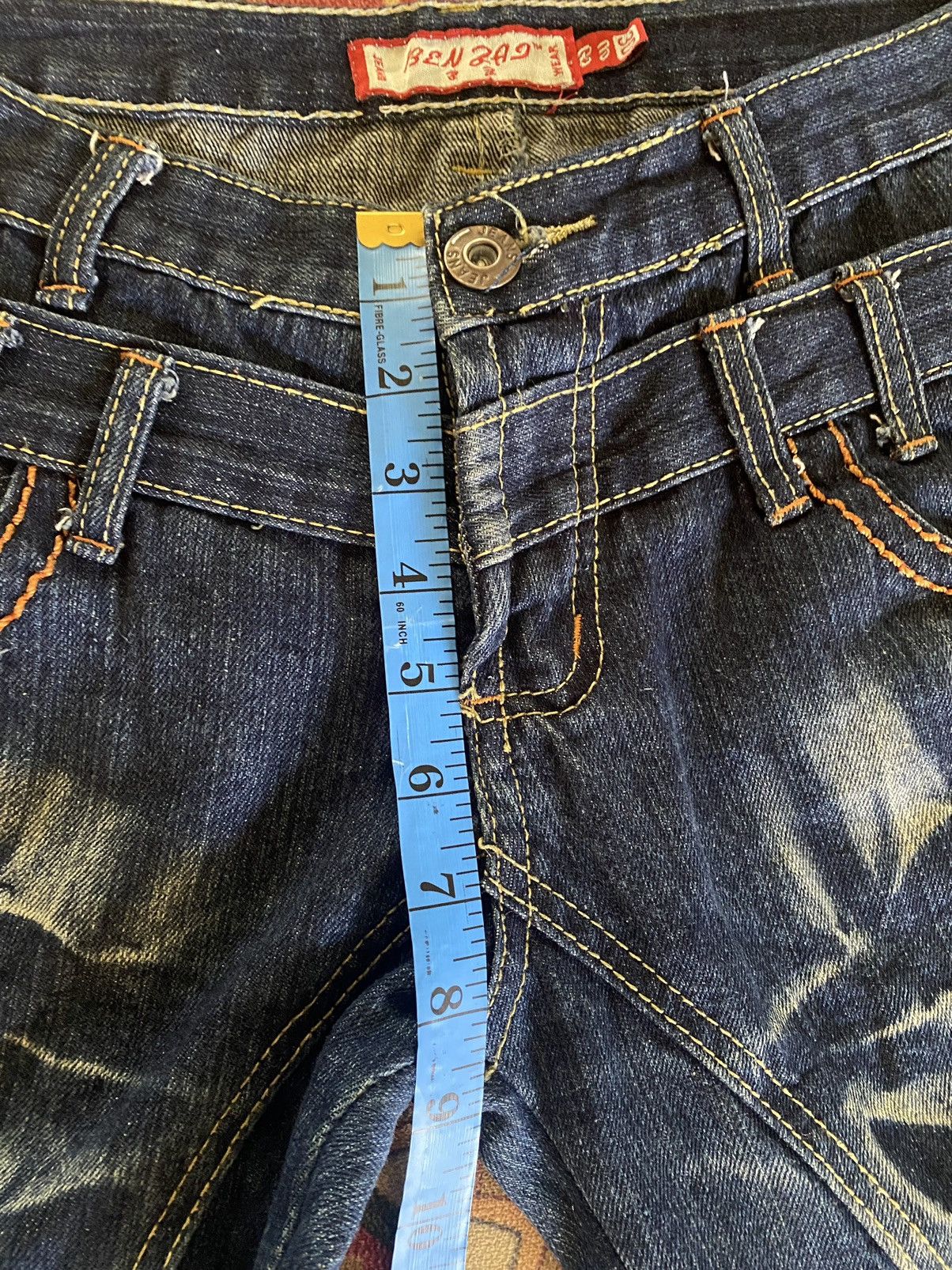 Japanese Brand Vintage Japanese Brand Double Waist Punk Design Style Size US 30 / EU 46 - 12 Thumbnail