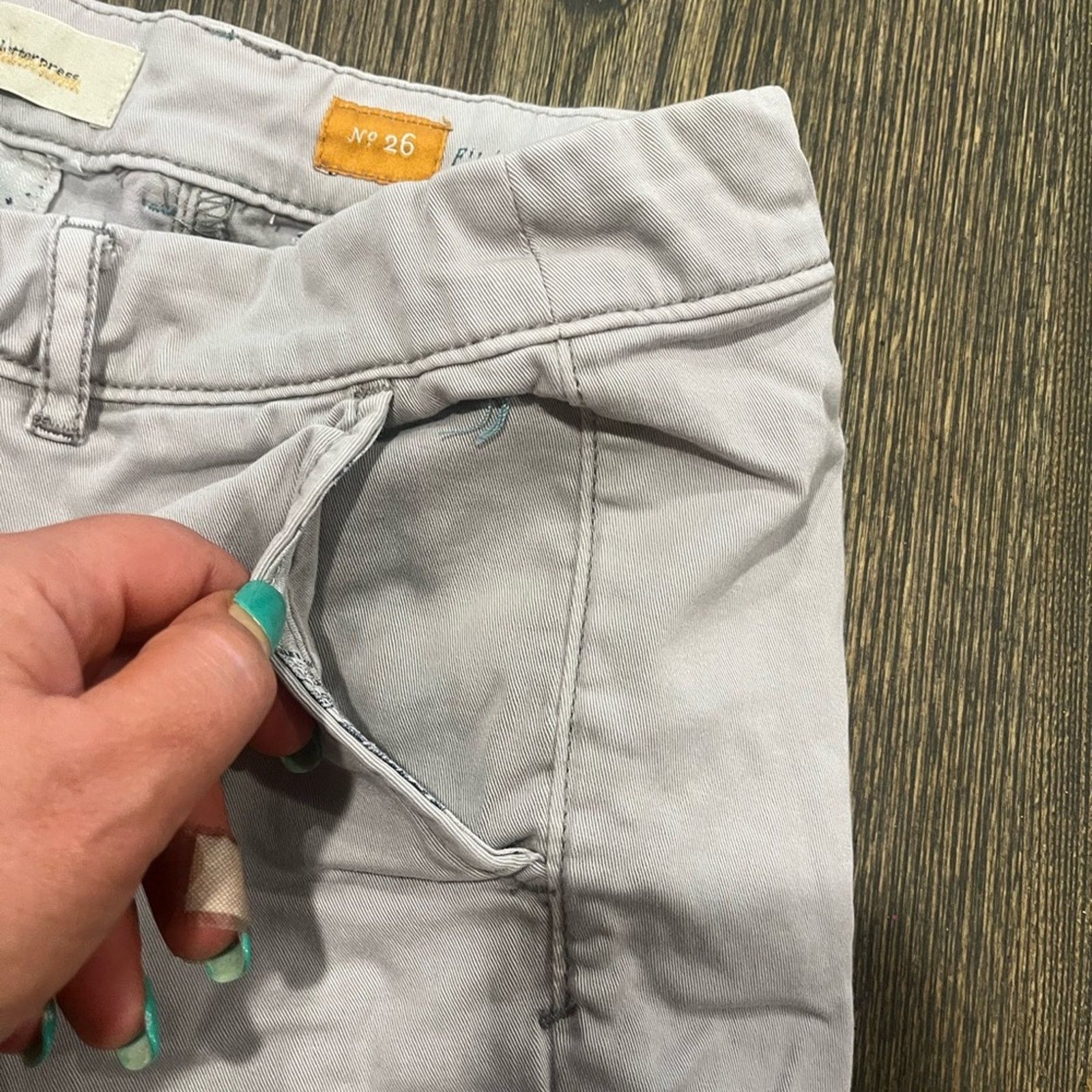 Anthropologie Anthropologie Pilcro And The Letterpress Chino Shorts Size 26" / US 2 / IT 38 - 3 Thumbnail