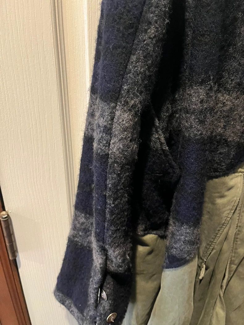 Greg Lauren greg lauren size 2 Red and black cashmere blended patchwor Size US M / EU 48-50 / 2 - 7 Thumbnail