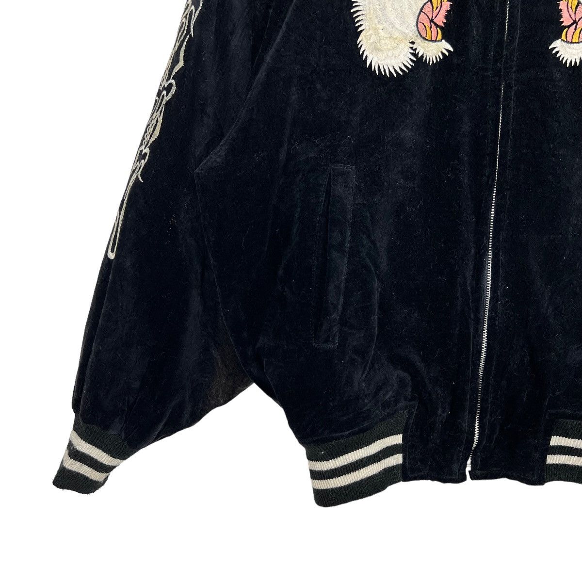 Japanese Brand 🔥 VINTAGE 60s SUKAJAN DRAGON EMBROIDERY VELVET Size US M / EU 48-50 / 2 - 5 Thumbnail