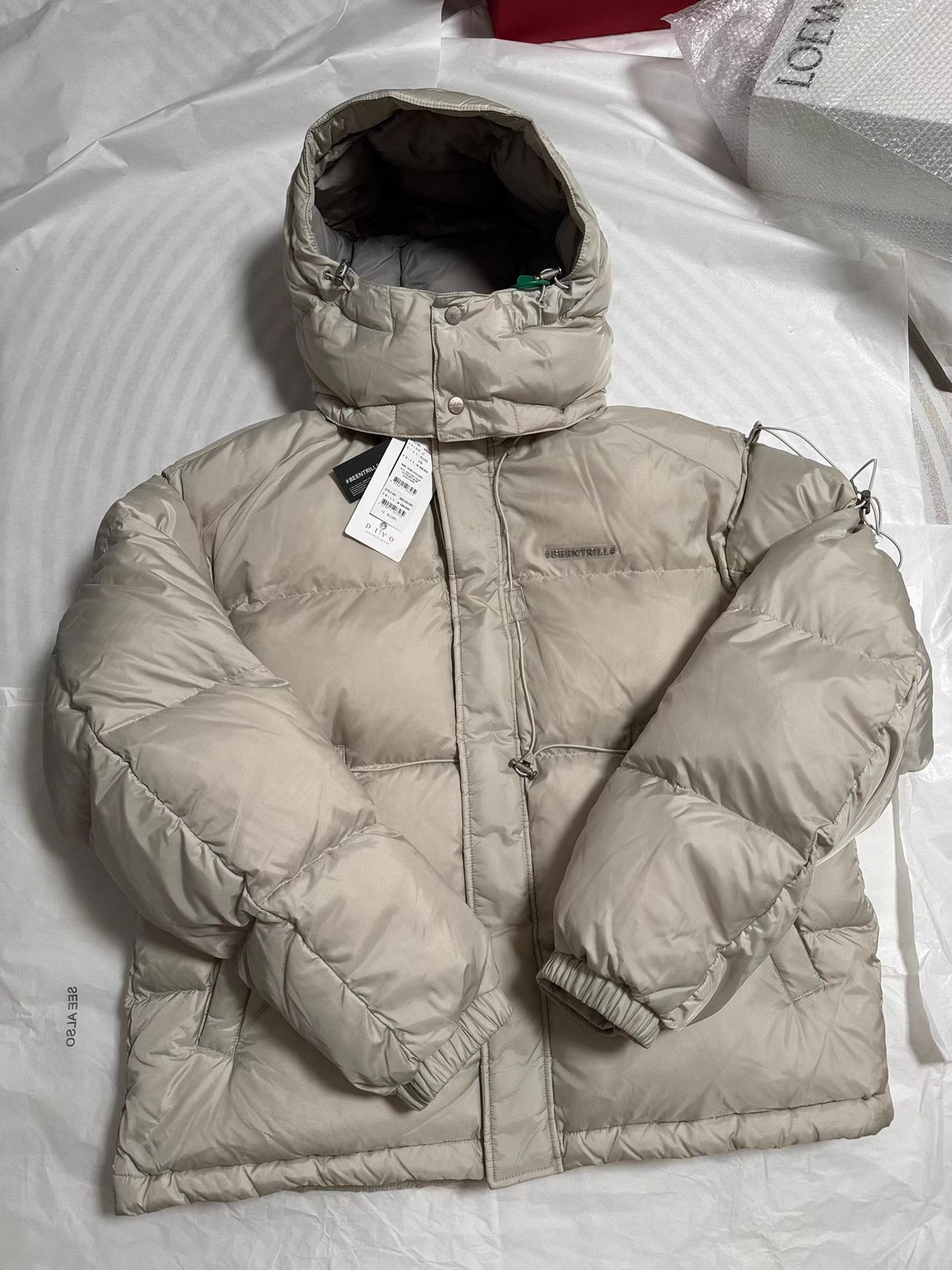 Been Trill BEENTRILL Metal Logo Short Down Jacket K6 Size US XL / EU 56 / 4 - 1 Thumbnail